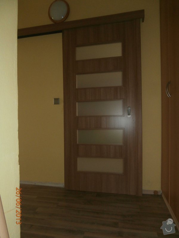 Zhotovení 1ks interiérových posuvných dveří včetně zárubně: Posuv4