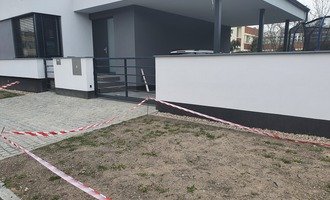 Dokončení plotu před domem - stav před realizací