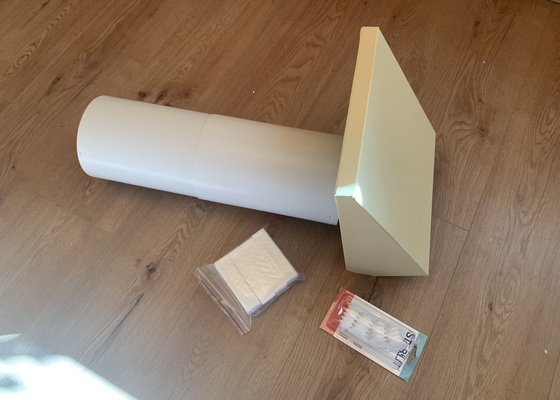 Instalace potrubí a krytu ventilátoru