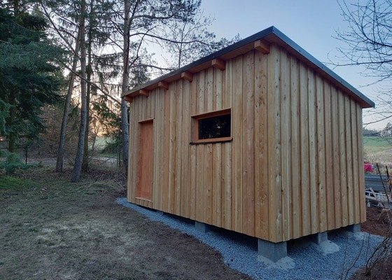 Dřevěný domek 5x3m