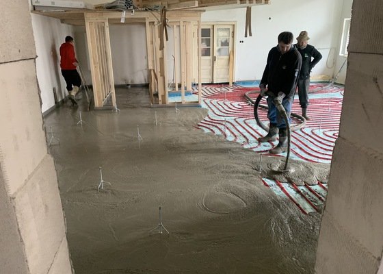 Lita betonova podlaha