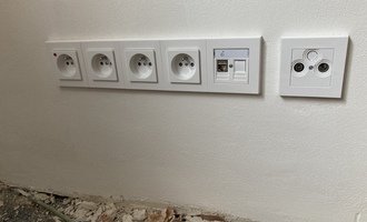 Rekonstrukce elektroinstalace v panelovém bytě 3+1