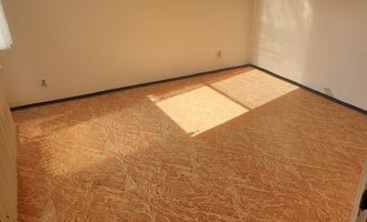 Položení vinylové podlahy - stav před realizací