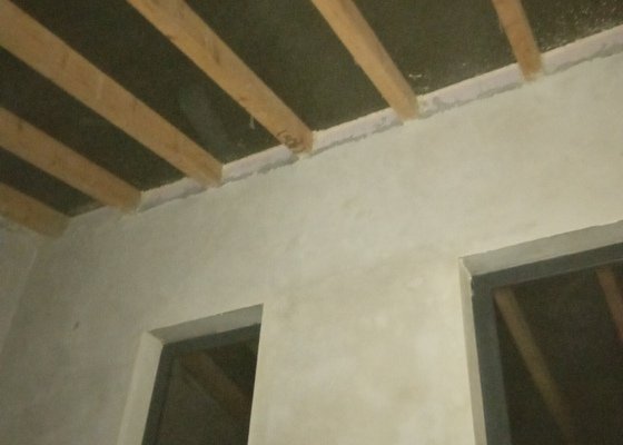 Zaklopení a izolace stropu podkroví 30m2