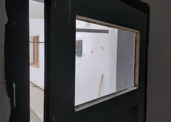 Výměna 1x venkovních a 1x interiérových dveří. Brno-Kohoutovice
