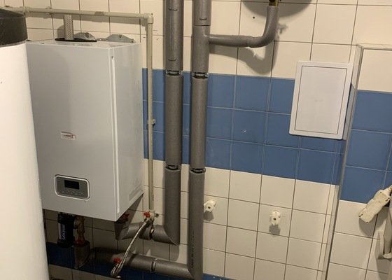 Instalace 300l bojleru Dražice a elektrokotle Protherm