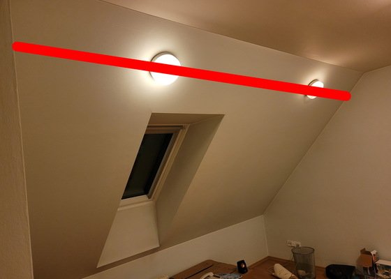 Provedení lišt pro osazení LED pásku pro nepřímé osvětlení