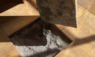 Chata - podlaha - vylít betonem - stav před realizací