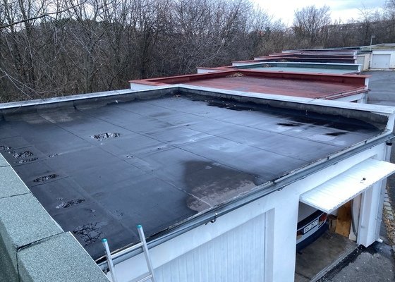 Oprava ploché střechy, Praha 5