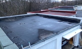 Oprava ploché střechy, Praha 5 - stav před realizací