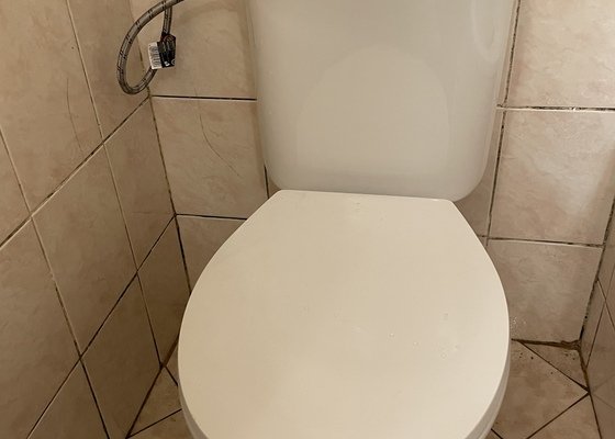 Výměna WC mísy a přívodu vody