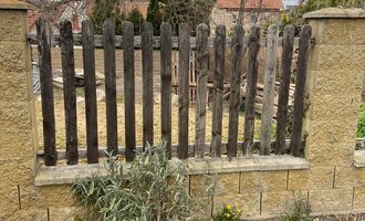 Oprava dřevěného plotu