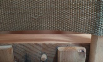 Oprava dřevěnehé postelového roštu - stav před realizací