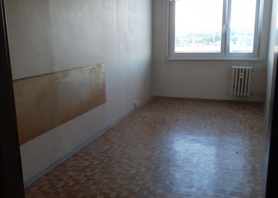 Vymalování bytu, 4 místnosti, 85 m²
