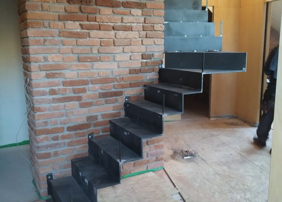 Ocelové designové schodiště