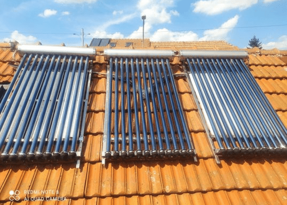 Trubicové solární kolektory - servis