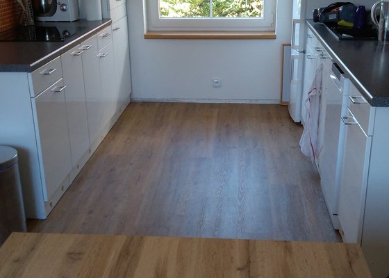 Rekonstrukce podlahy - kuchyň