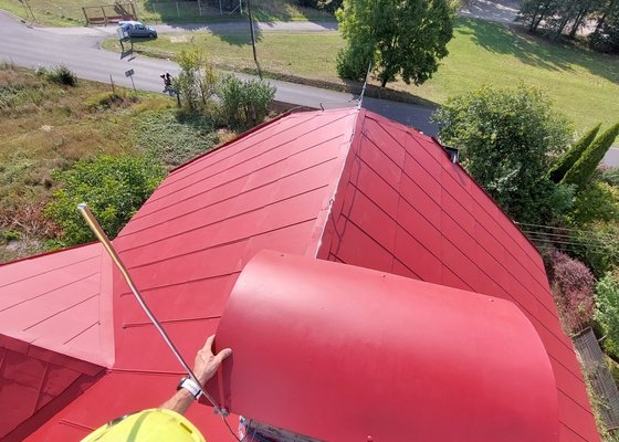 Oprava nátěr střechy