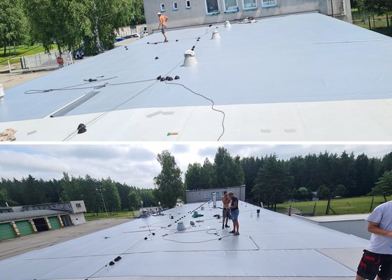 Rekonstrukce ploché střechy PVC
