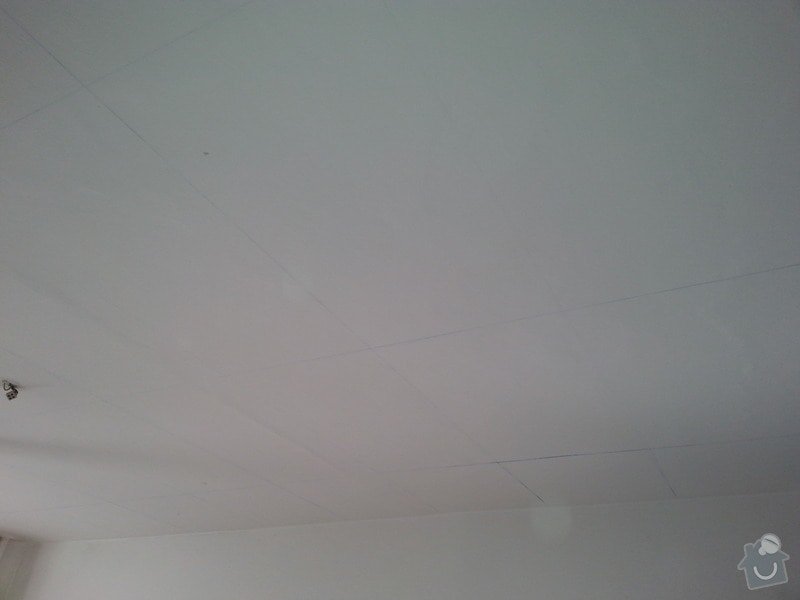 Odhlučnění stropu a stěny v paneláku.: 20140106_104938