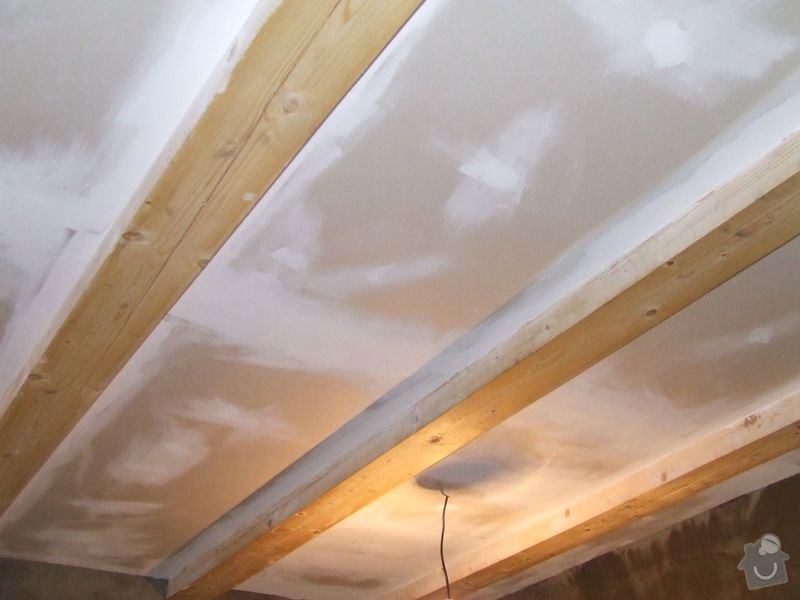 Rekonstrukce dřevěných stropů a podlahy půdy, přístupu na půdu a termoizolace: 3dokoncovani_strop