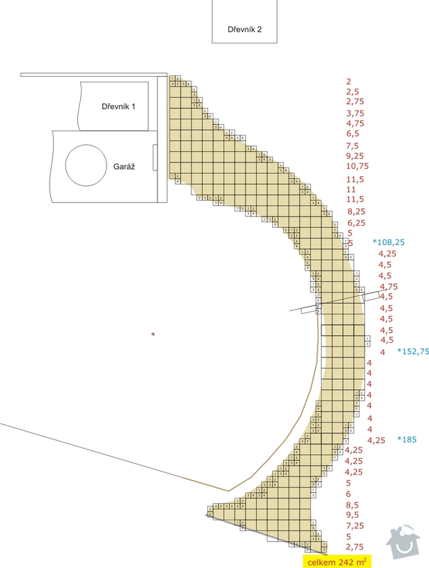 Žulovou dlažbu-odseky-250m2: cesta_plocha