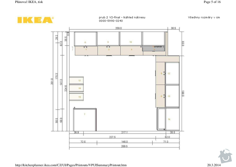 Částečnou nebo úplnou montáž kuch. linky: kitchenplanner.ikea