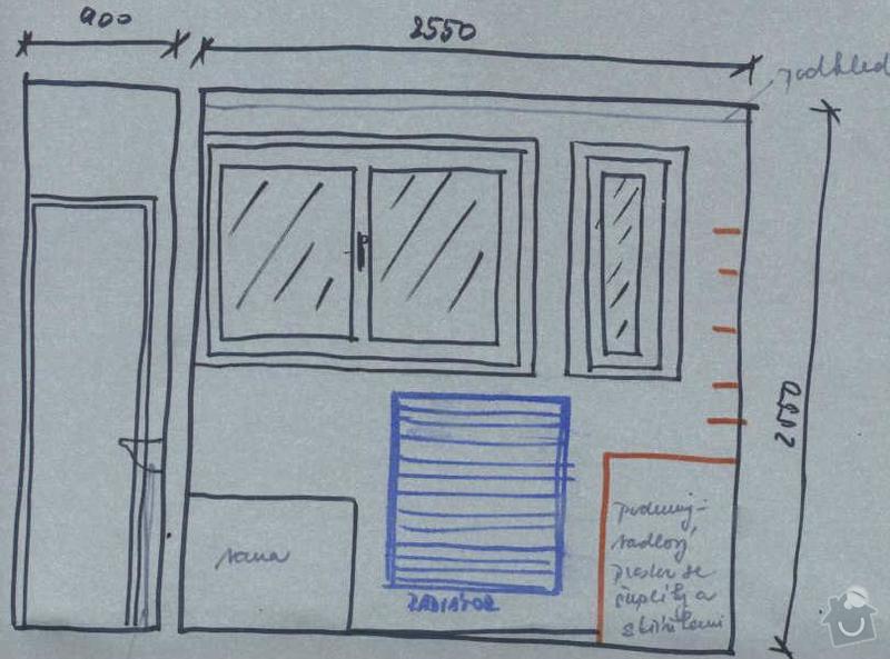 Rekonstrukce koupelny cca  5,5 m2 a WC cca 1,5 m2, v koupelně hliněné omítky: navrh_-_stena_s_oknem