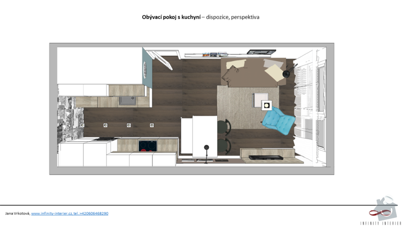 Architekt -návrh rekonstrukce bytu: Prosek_-_dispozice
