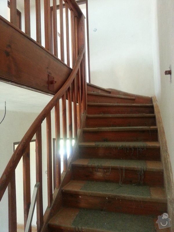Renovace dřevěných schodů: 20140614_154217