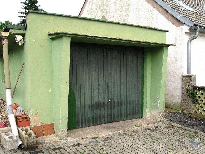 Vybourání starých garážových vrat + příprava pro sekční vrata: IMG_5575