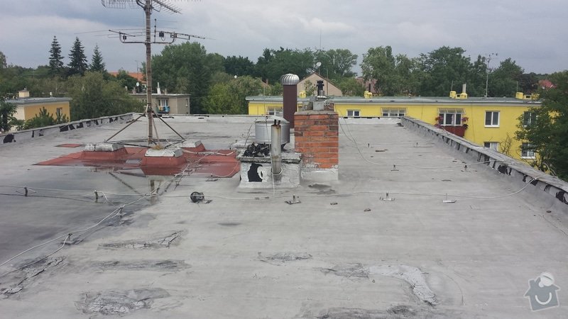 Renovace ploché střechy: 20140711_120001