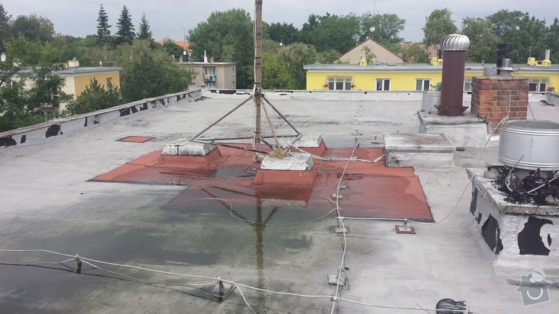 Renovace ploché střechy: 20140711_120011