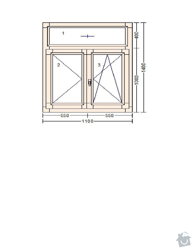 Kompletní dodávku oken - typ trojkřídlé okno, profil IV68: Novy_rastrovy_obrazek