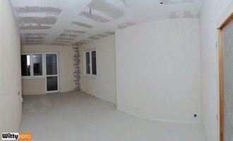 Vyrovnání stěn, podlahy, sadrokartónový strop.