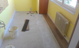 Položení PVC podlahy