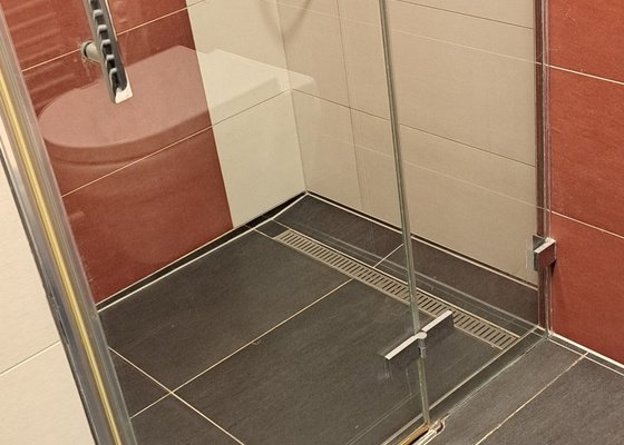 Oprava podlahy sprchového koutu