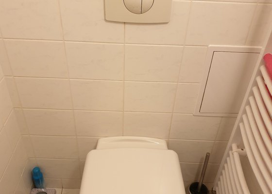 WC - výměna vypouštěcího ventilu  pro nádrž instalovanou ve zdi - SANIT 983N