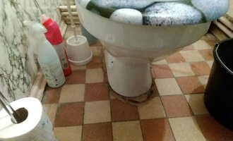 Instalace WC - stav před realizací