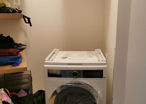 Zapojení pračky a umístění sušičky na pračku