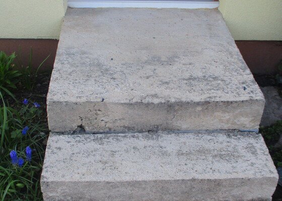 Oprava betonových schodů
