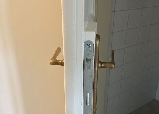 Výměna kliky u dveří na WC