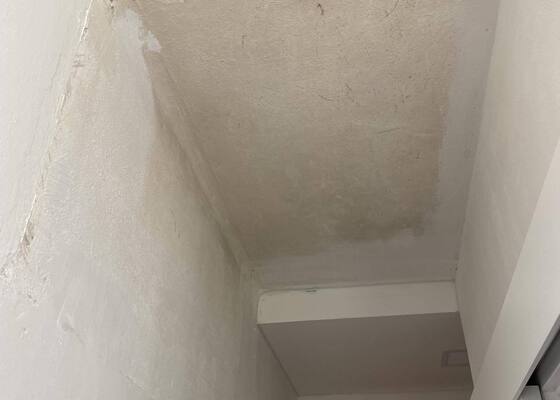 Oprava a vymalovani steny a prilehleho stropu