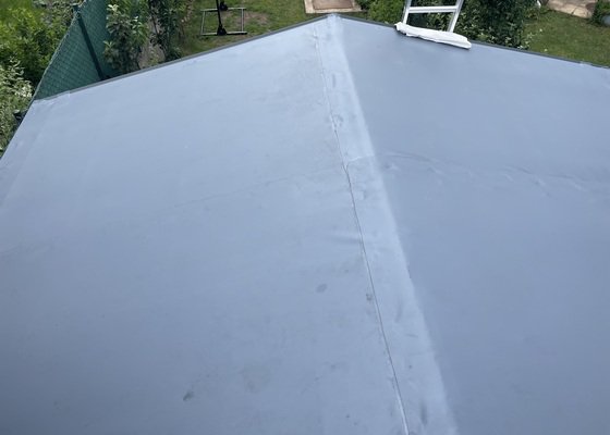 Střecha na zahradní domek s nadkrokevní PIR izolací