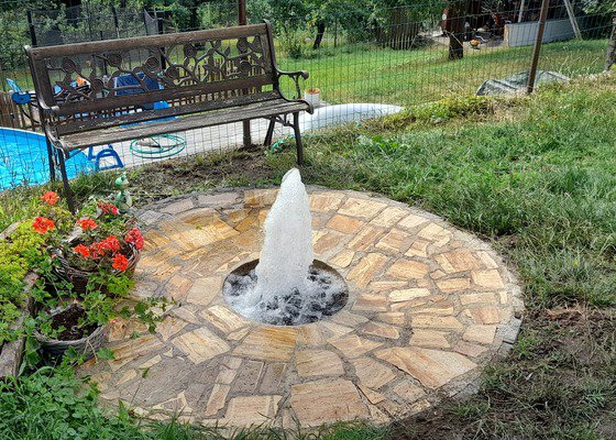Realizace zahradní fontány
