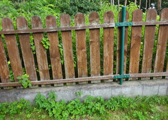 Oprava plotu - stav před realizací