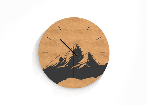 Exkluzivní dřevěné hodiny