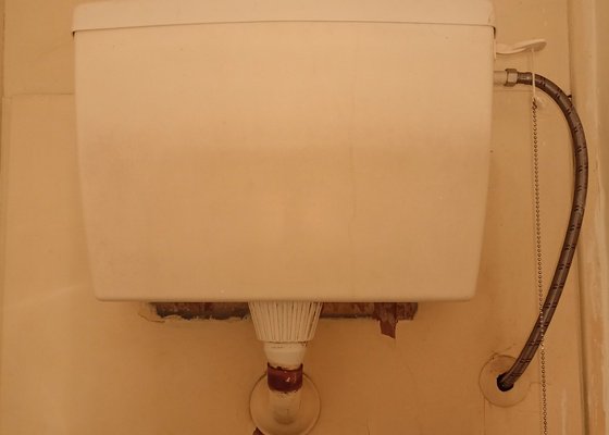 Výměna splachovací nádržky WC