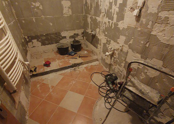 Rekonstrukce zděné koupelny