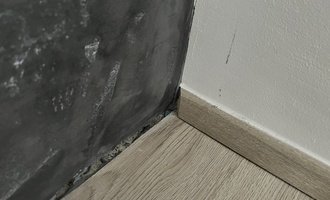 Podlahové lišty - stav před realizací
